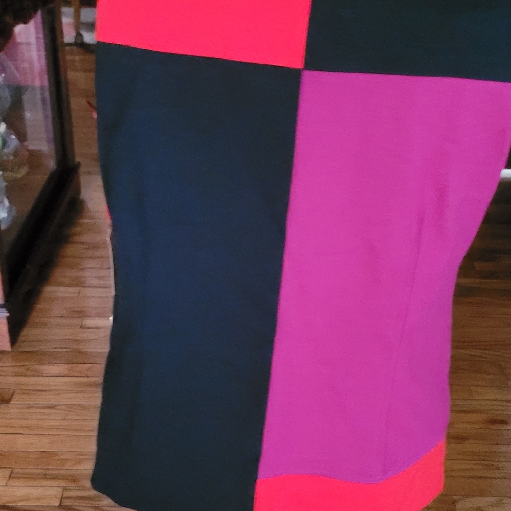 NWT Ruby Road 60's Mod Inspired Color Block Zip Up Jacket Tank Set Twee Spring - Picture 3 of 7